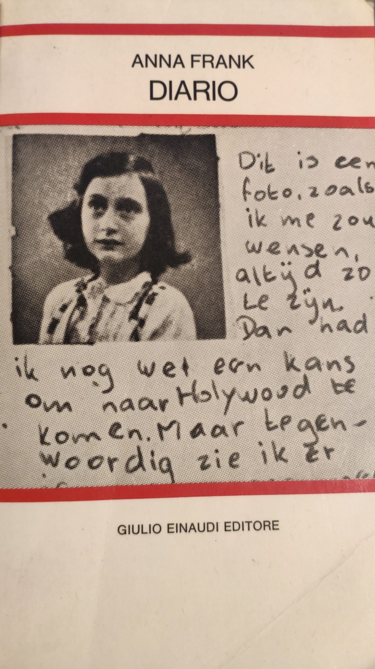 Mio caro fumetto… – Copertina de Il diario di Anna Frank (Einaudi, 1986)