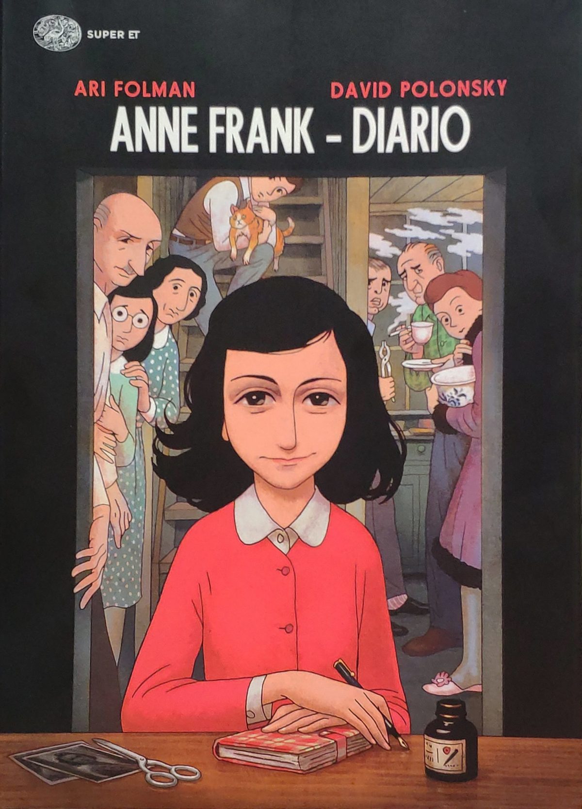 Mio caro fumetto… – Copertina di Anne Frank-Diario