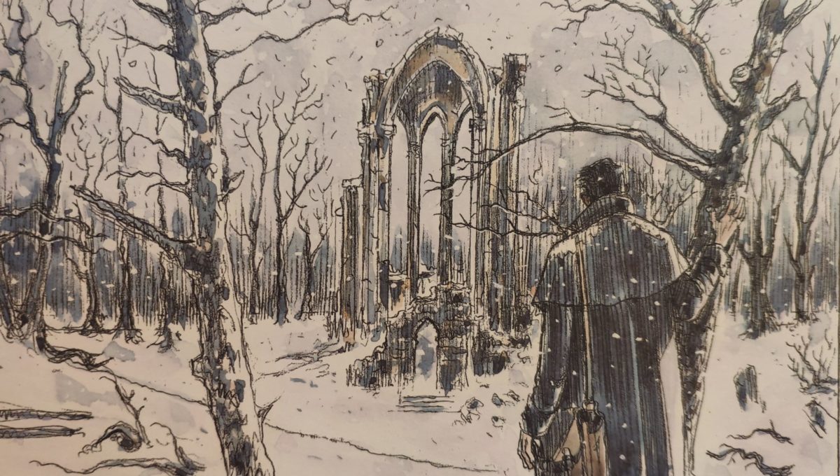 Mio caro fumetto… – Il cimitero dell’abbazia sotto la neve