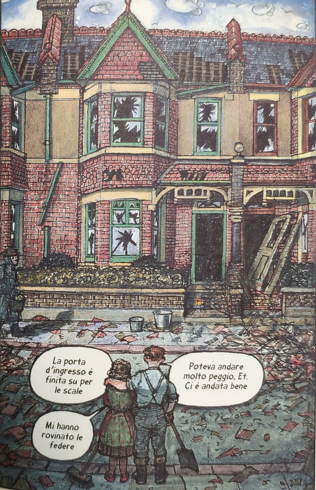 Mio caro fumetto... - La casa di Ethel e Ernest danneggiata dalle bombe