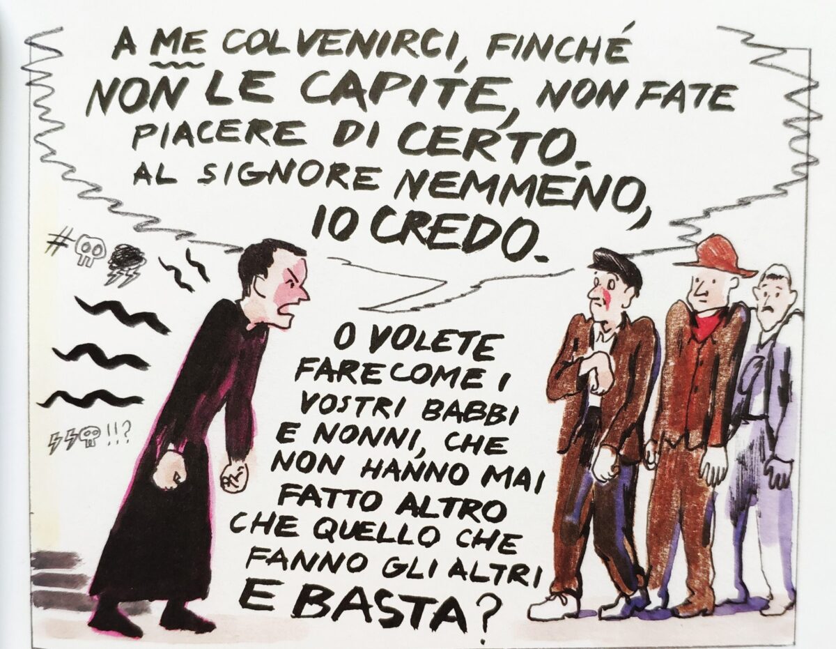 Mio caro fumetto... - Esempio di come Alice Milani renda graficamente la rabbia