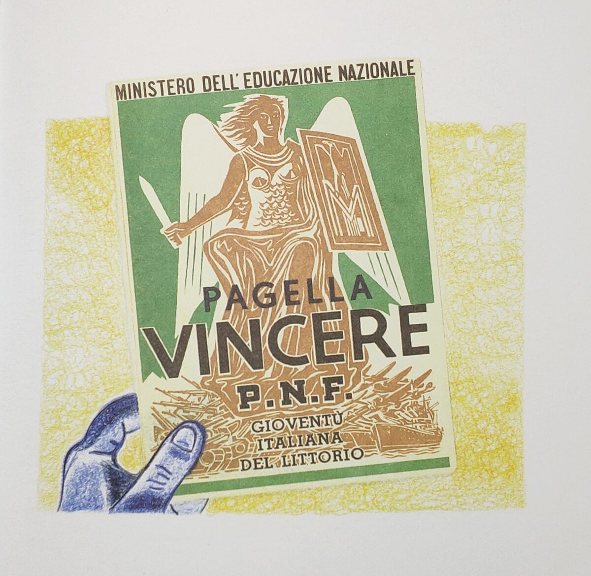 Mio caro fumetto... - Una pagella scolastica del periodo fascista