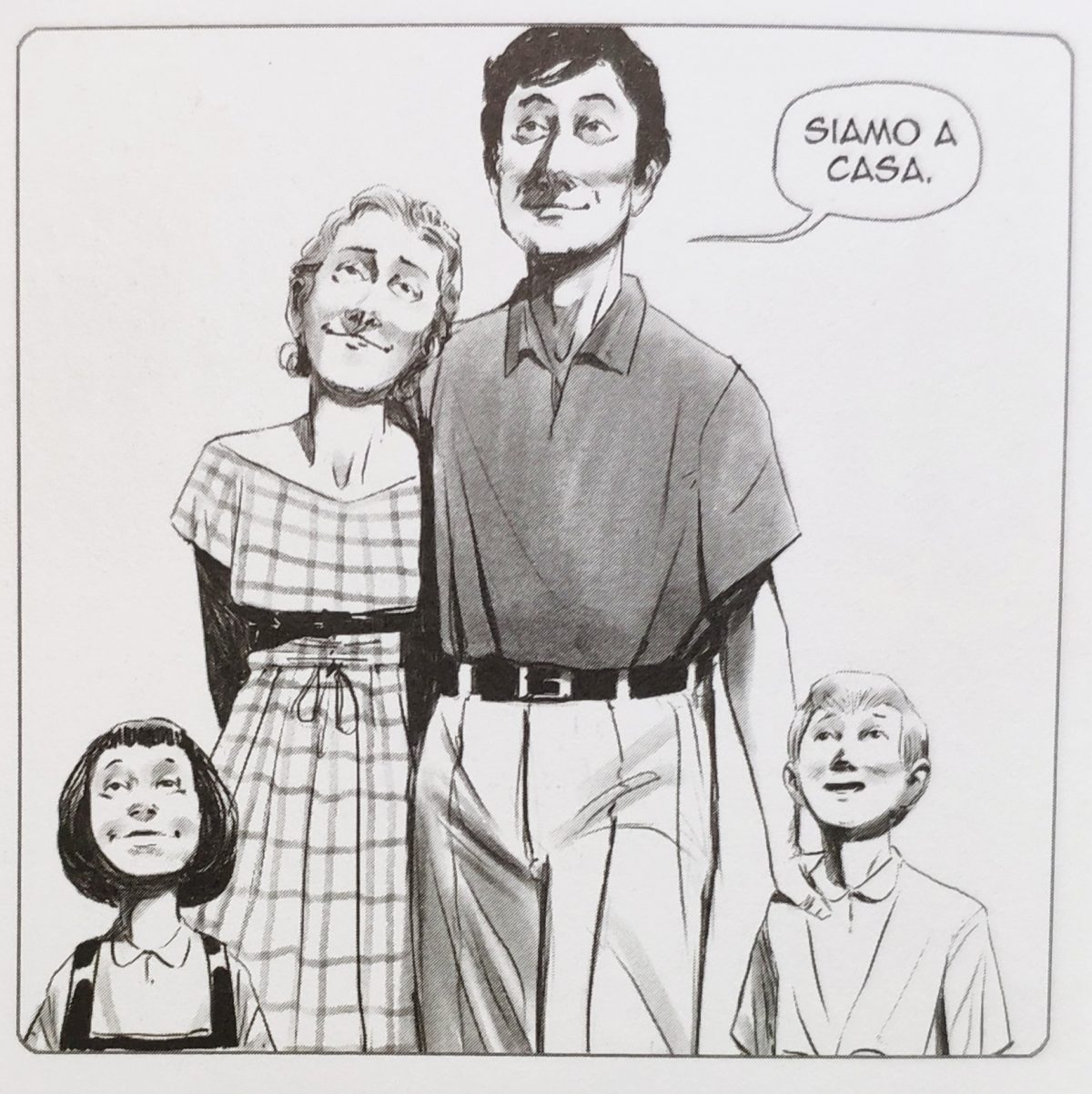 Mio caro fumetto... - Franco Basaglia con la moglie Franca Ongaro e i figli Enrico e Alberta