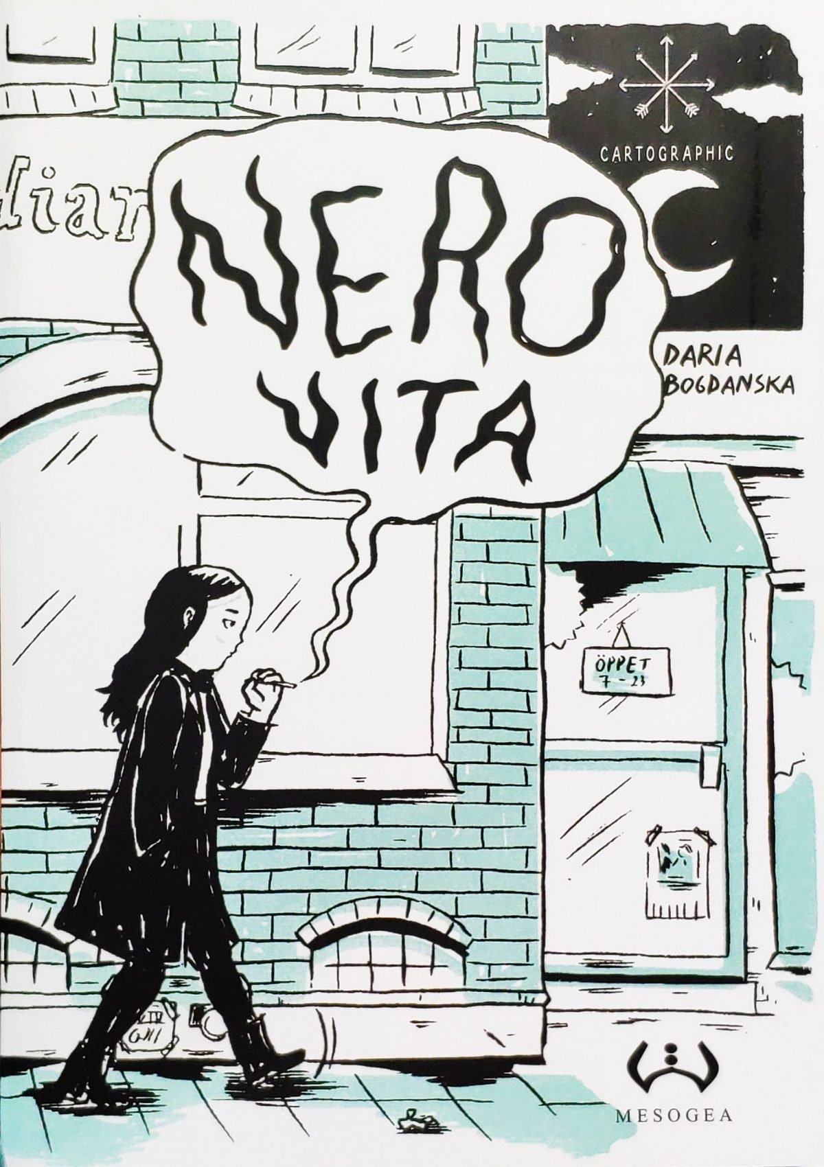 Mio caro fumetto... - Copertina di Nero Vita di Daria Bogdanska, pubblicato da Mesogea