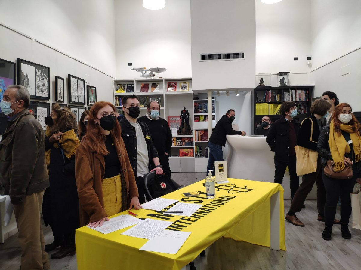 Mio caro fumetto... - Inaugurazione della mostra per i 60 anni di Amnesty presso la CArt Gallery 