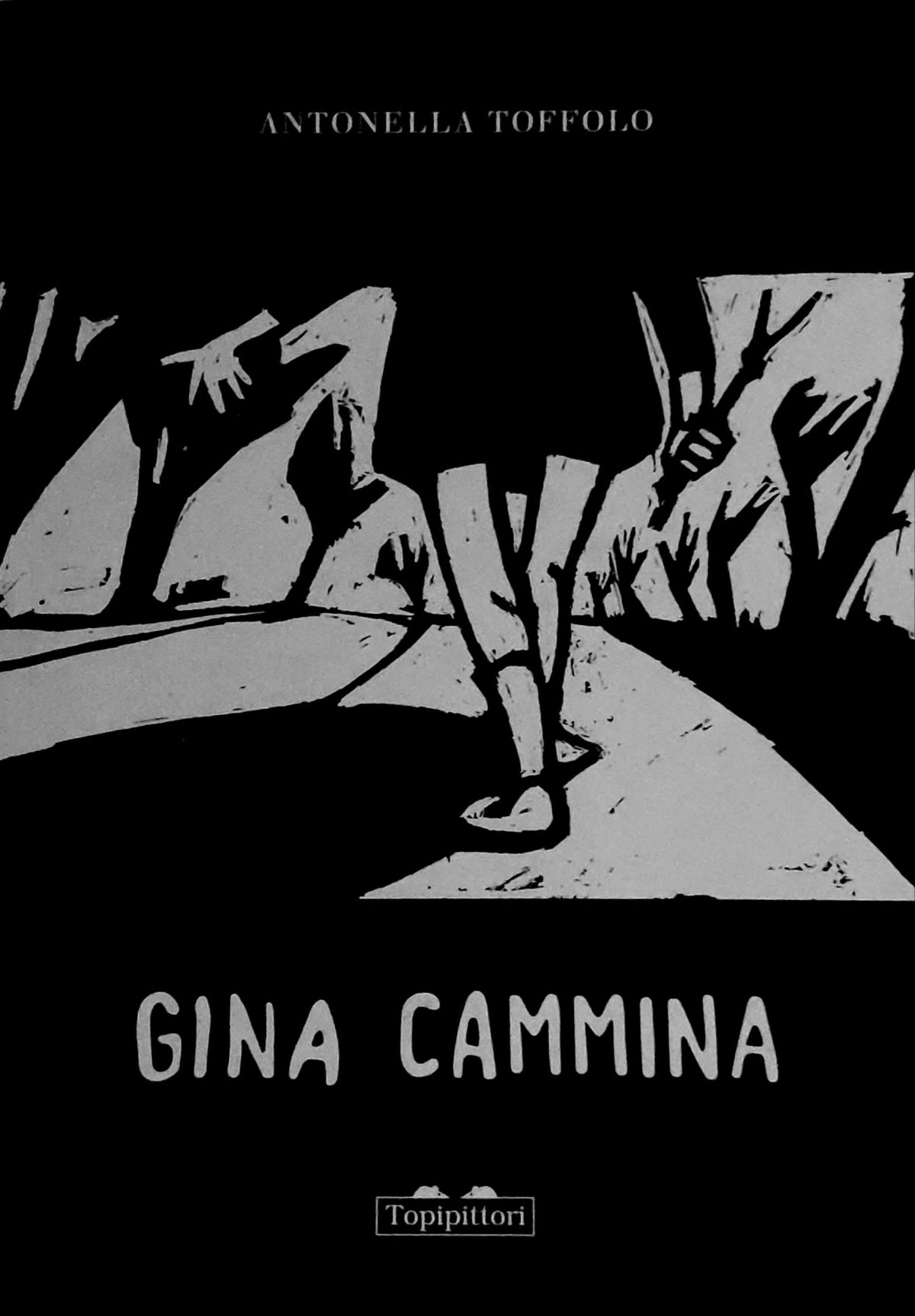 Mio caro fumetto... - Copertina di Gina cammina, zirudella grafica di Antonella Toffolo