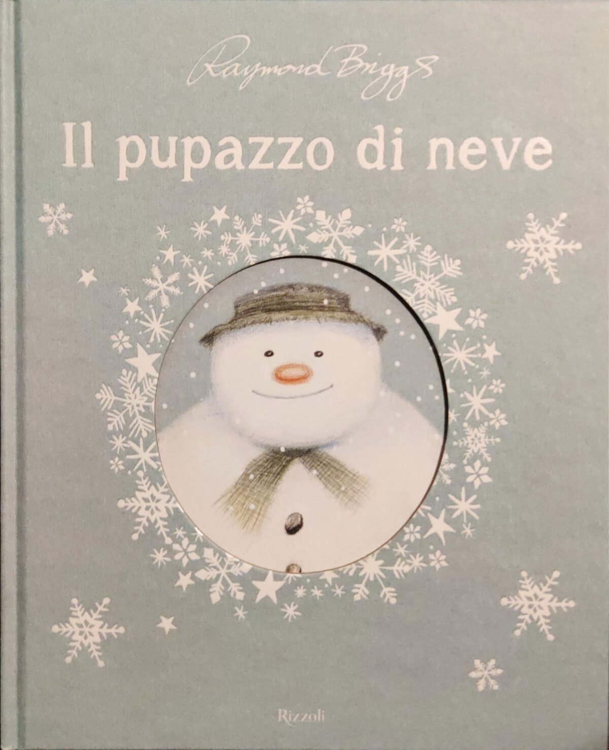 Mio caro fumetto... - Copertina de Il pupazzo di neve di Raymond Briggs pubblicato da Rizzoli